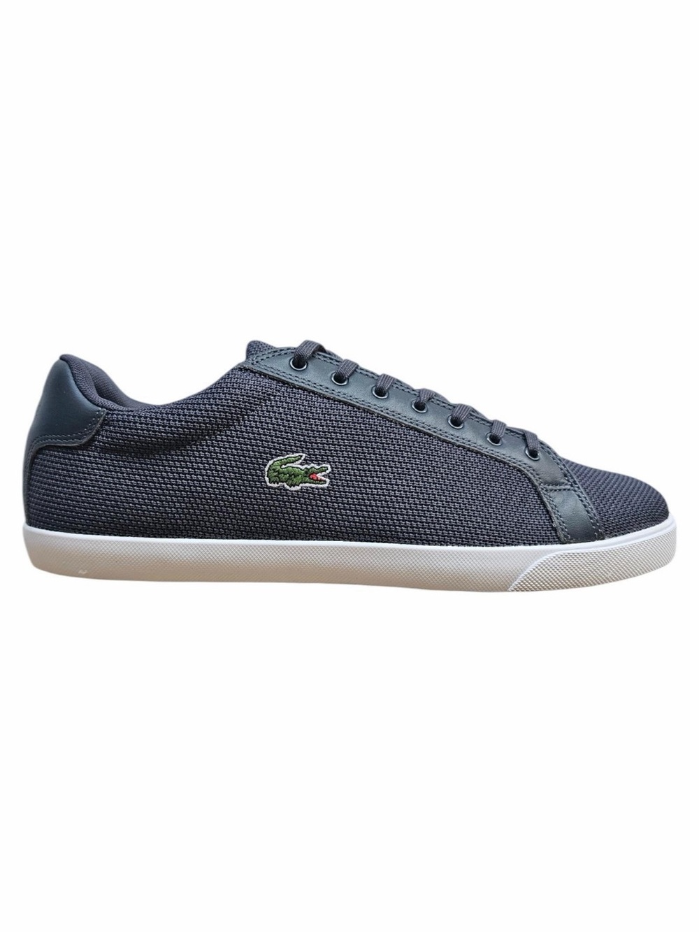 Lacoste Men's Dark Grey Grad Vulc low top sneaker